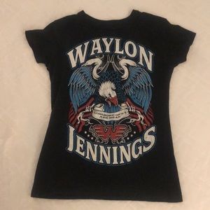 Waylon Jennings Tee (Not sold)